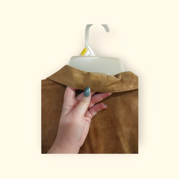 Vintage Leather Fringe Jacket - Picture 9 of 12